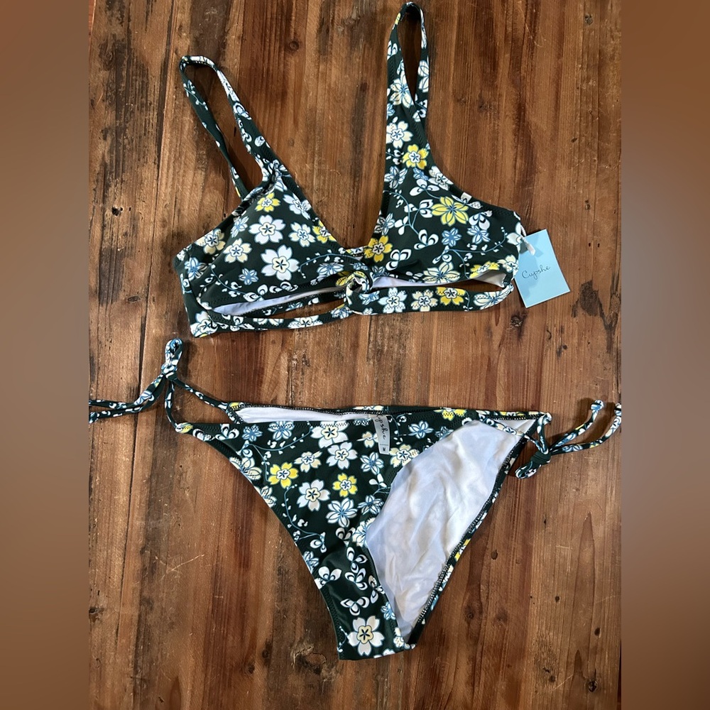 Cupshe Floral Bikini Set